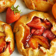 Mini Peach and Strawberry Galettes